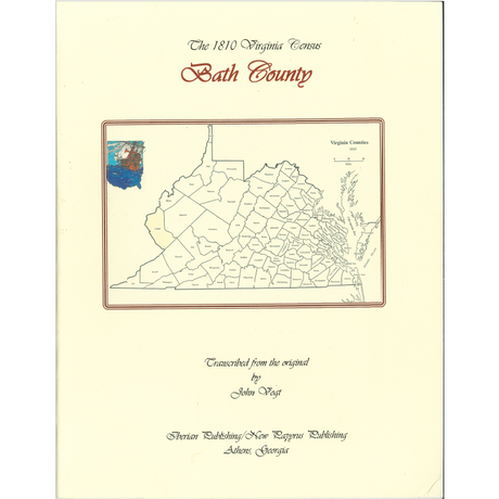 Bath County, Virginia 1810 Census