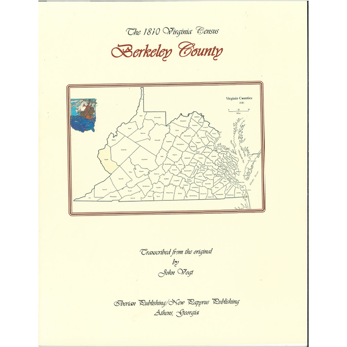 Berkeley County, [West] Virginia 1810 Census