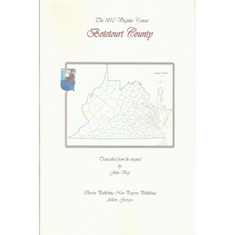 Botetourt County, Virginia 1810 Census