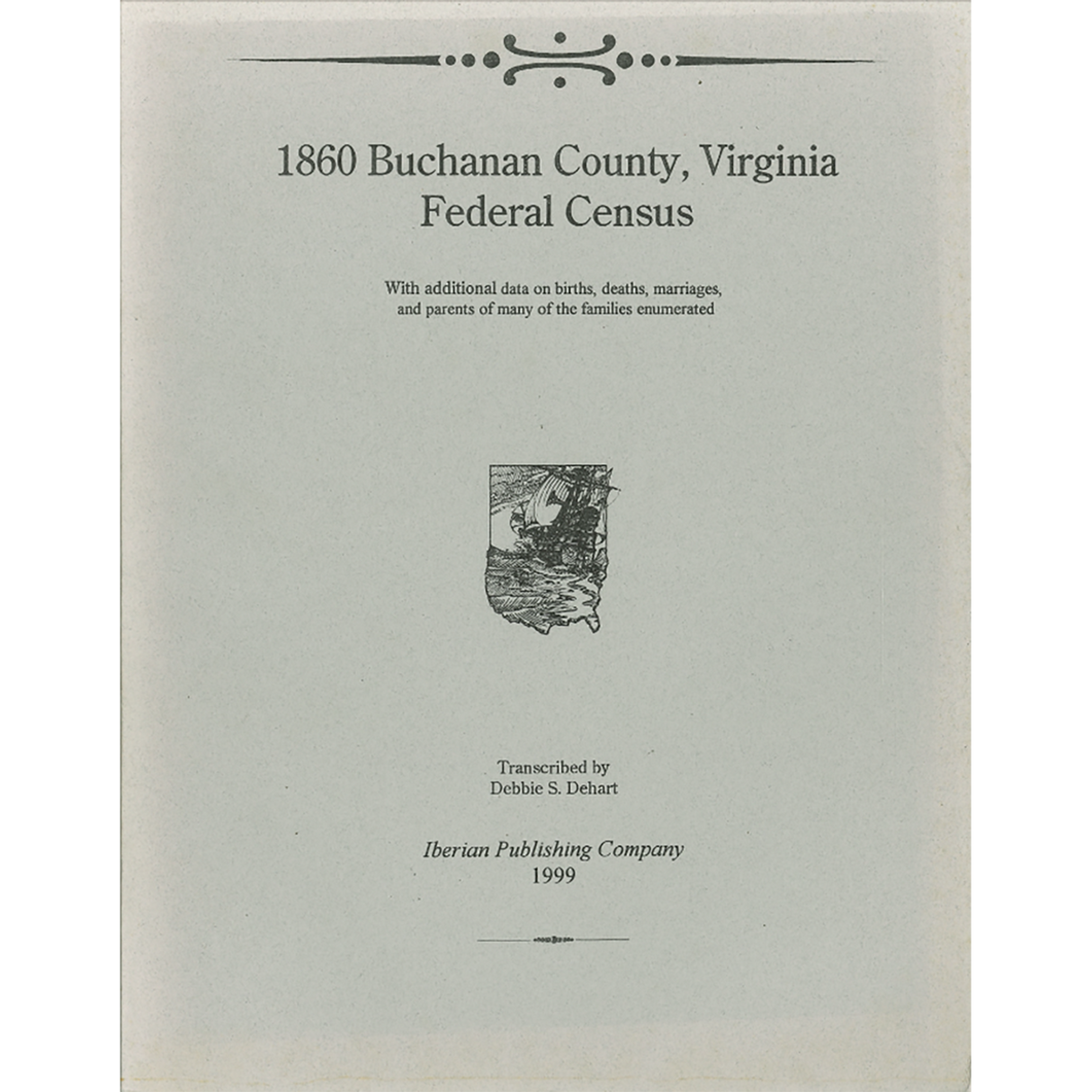 The 1860 Federal Census for Buchanan County, Virginia