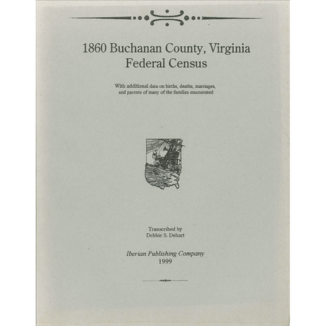 The 1860 Federal Census for Buchanan County, Virginia