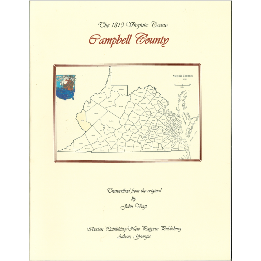 Campbell County, Virginia 1810 Census