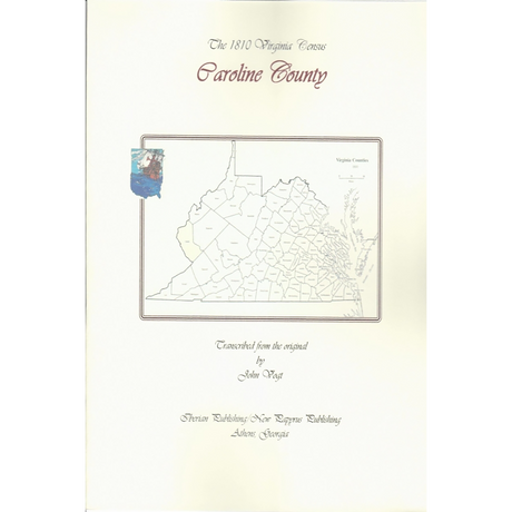 Caroline County, Virginia 1810 Census