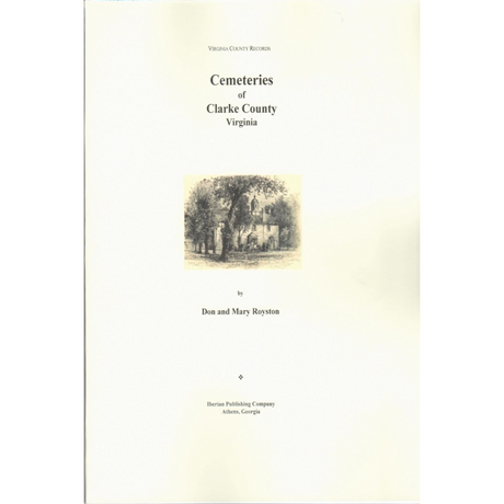 Cemeteries of Clarke County, Virginia cover