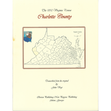 Charlotte County, Virginia 1810 Census