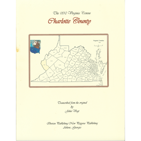 Charlotte County, Virginia 1810 Census