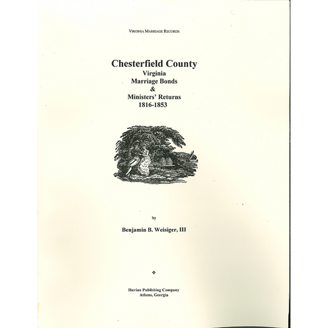 Chesterfield County, Virginia Marriages, 1816-1853