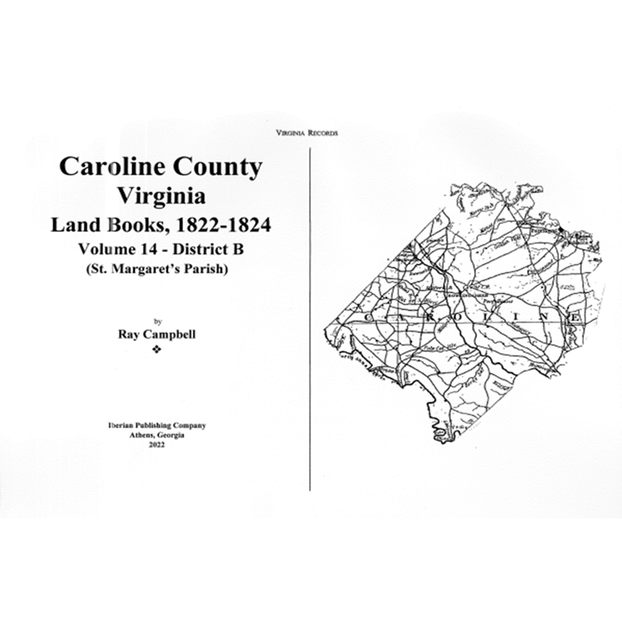 Caroline County, Virginia Land Books, 1822-1824: Volume 14