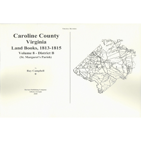 Caroline County, Virginia Land Books, 1813-1815: Volume 8