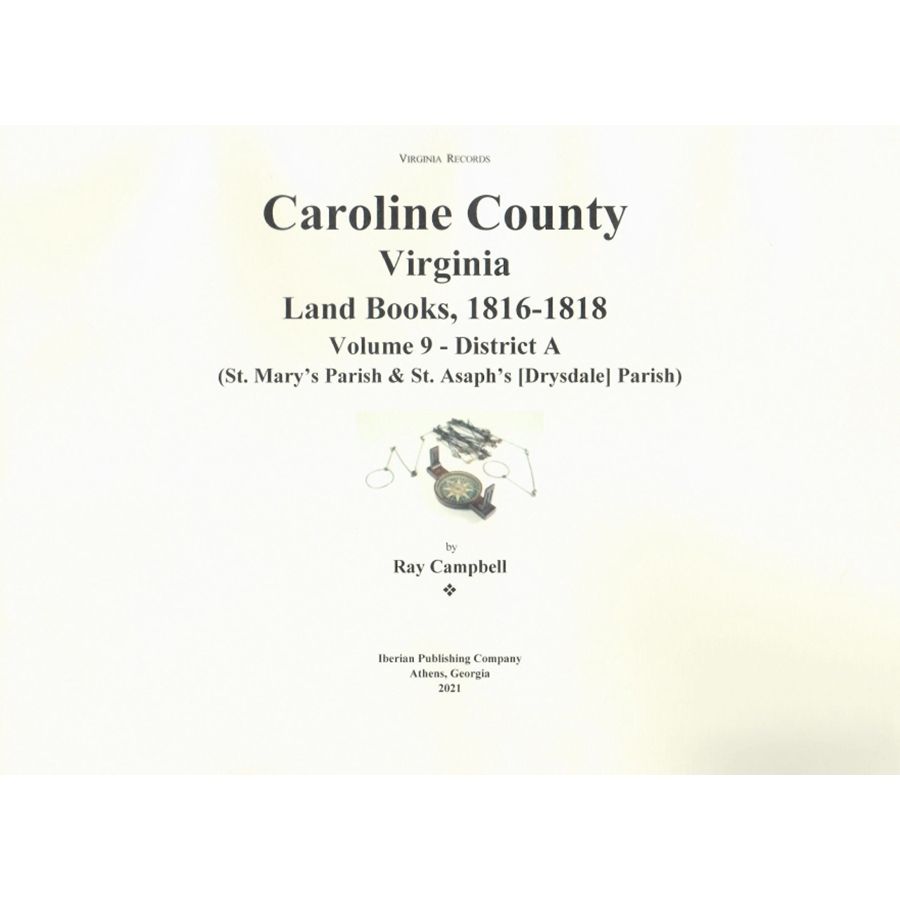 Caroline County, Virginia Land Books, 1816-1818: Volume 9