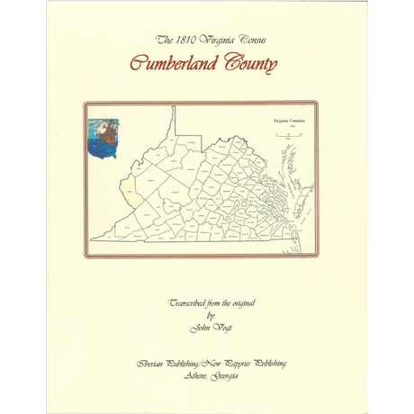 Cumberland County, Virginia 1810 Census