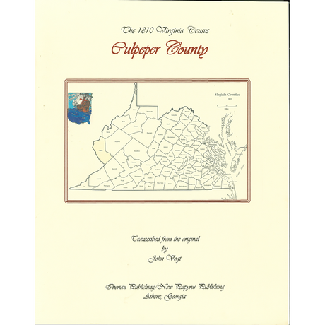 Culpeper County, Virginia Federal Census of 1810