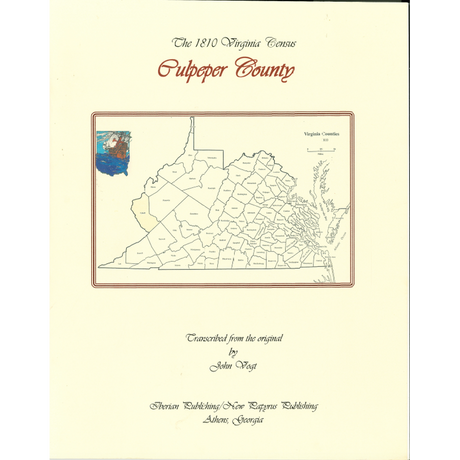 Culpeper County, Virginia Federal Census of 1810