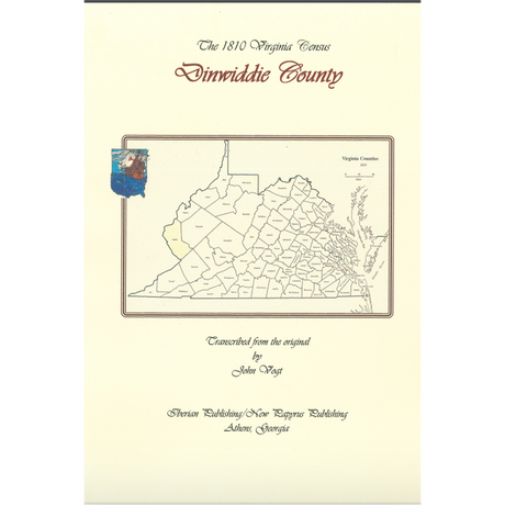 Dinwiddie County, Virginia 1810 Census