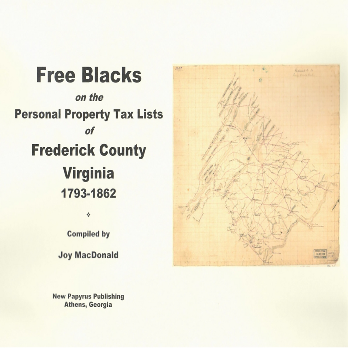 Free Blacks on the Frederick County, Virginia Personal Property Tax Lists, 1793-1862