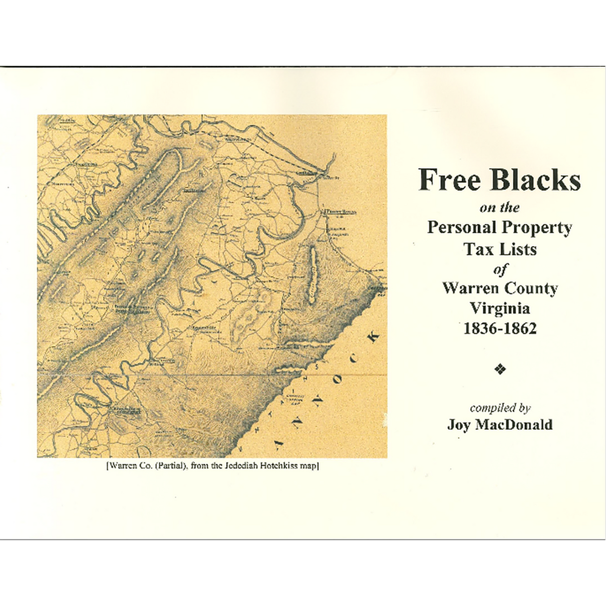Free Blacks on the Warren County, Virginia Personal Property Tax Lists, 1836-1862