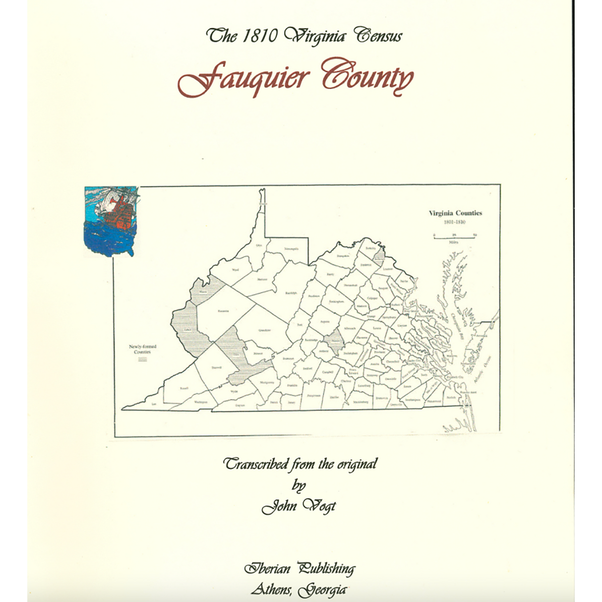 Fauquier County, Virginia 1810 Federal Census: A Transcription