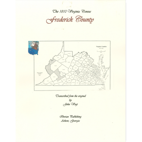 Frederick County, Virginia 1810 Federal Census: A Transcription