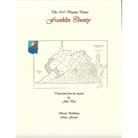 Franklin County, Virginia 1810 Census