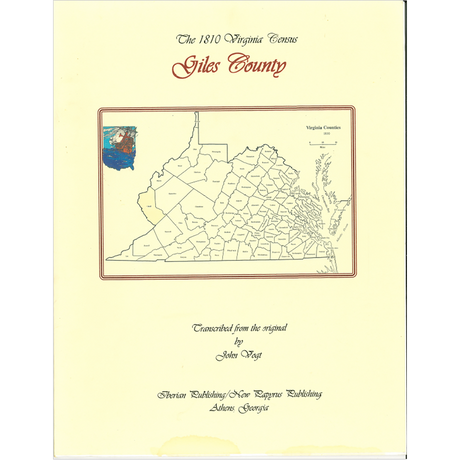 Giles County, Virginia Federal Census of 1810: A Transcription