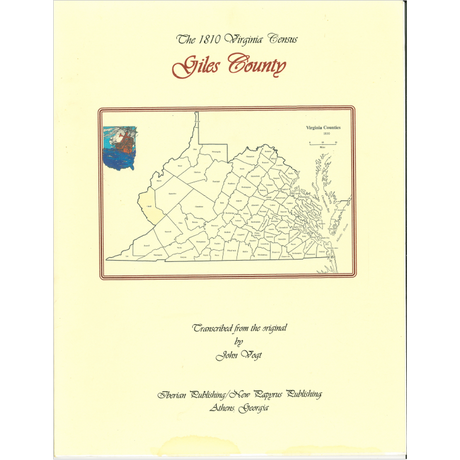 Giles County, Virginia Federal Census of 1810: A Transcription