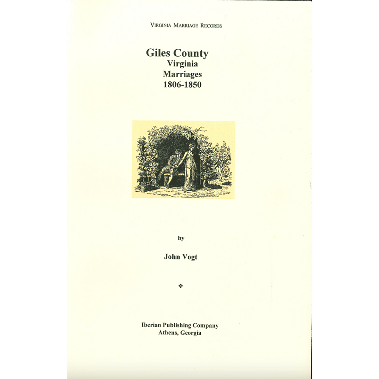 Giles County, Virginia Marriages, 1806-1850