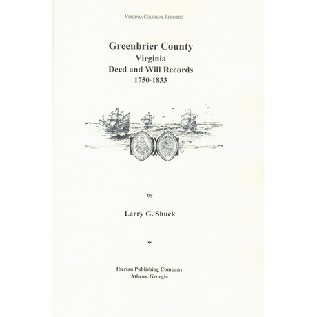 Greenbrier County, Virginia Records Volume 5