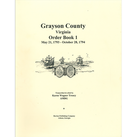 Grayson County, Virginia Order Book 1, 1793-1794