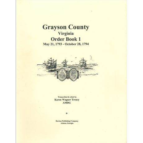 Grayson County, Virginia Order Book 1, 1793-1794