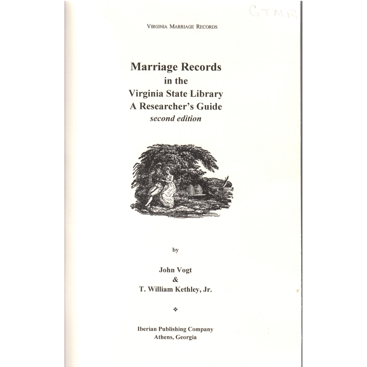 Marriage Records in the Virginia State Library: A Researcher's Guide