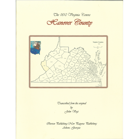Hanover County, Virginia 1810 Census