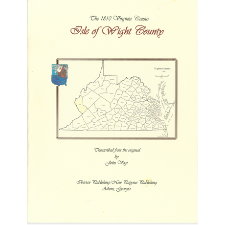 Isle of Wight County, Virginia 1810 Census