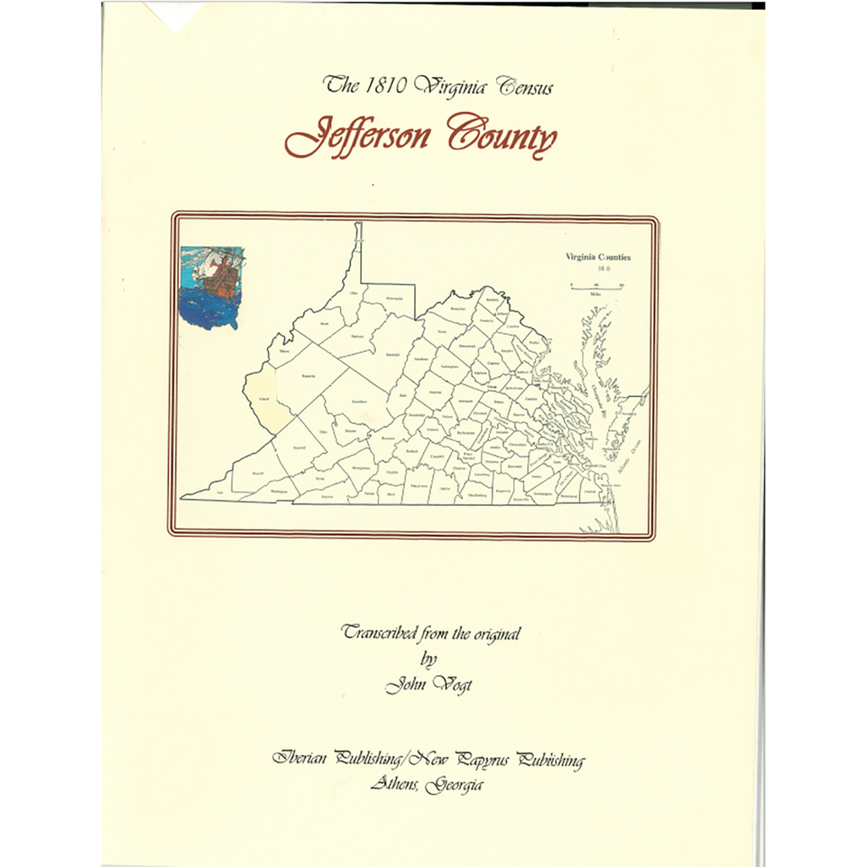 Jefferson County, [West] Virginia 1810 Federal Census: A Transcription