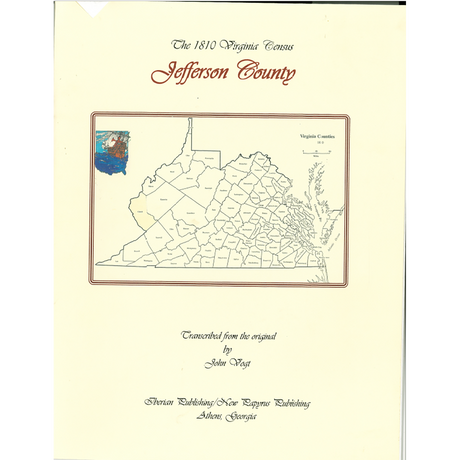 Jefferson County, [West] Virginia 1810 Federal Census: A Transcription
