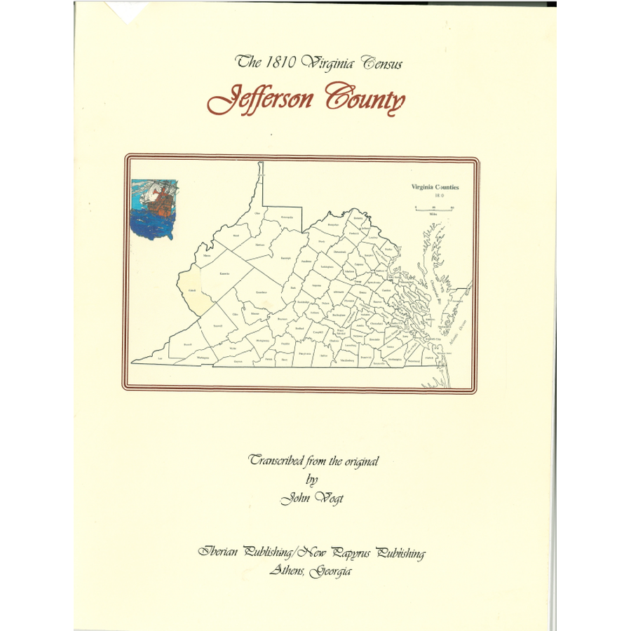 Jefferson County, [West] Virginia 1810 Federal Census: A Transcription