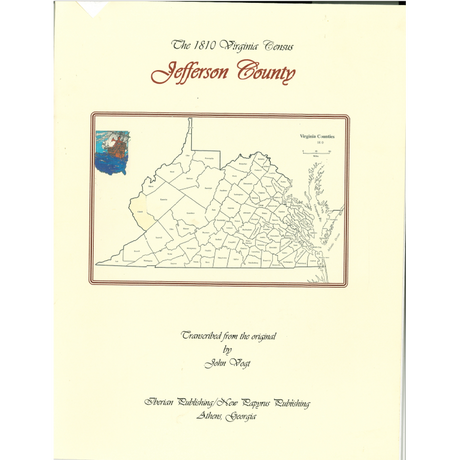 Jefferson County, [West] Virginia 1810 Federal Census: A Transcription