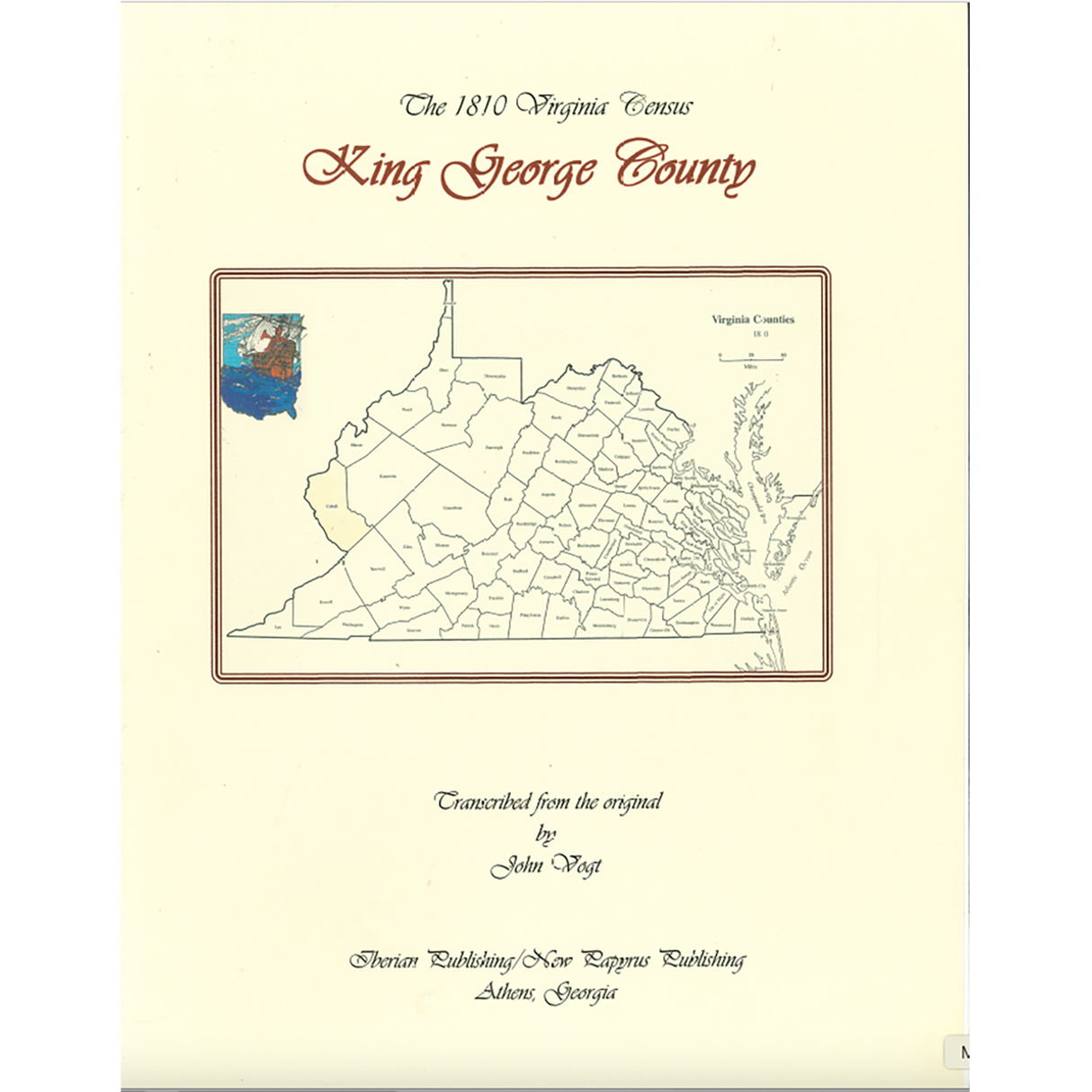 King George County, Virginia 1810 Census