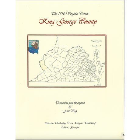 King George County, Virginia 1810 Census