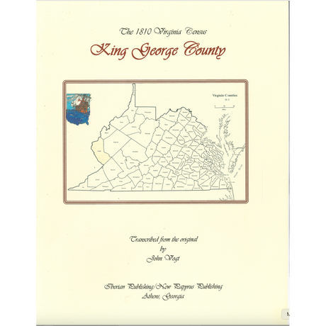 King George County, Virginia 1810 Census