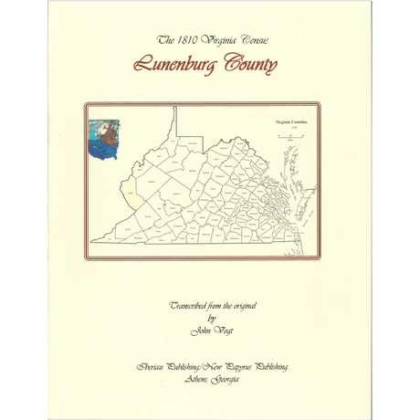 Lunenburg County, Virginia 1810 Census