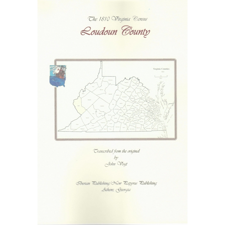 Loudoun County, Virginia 1810 Census