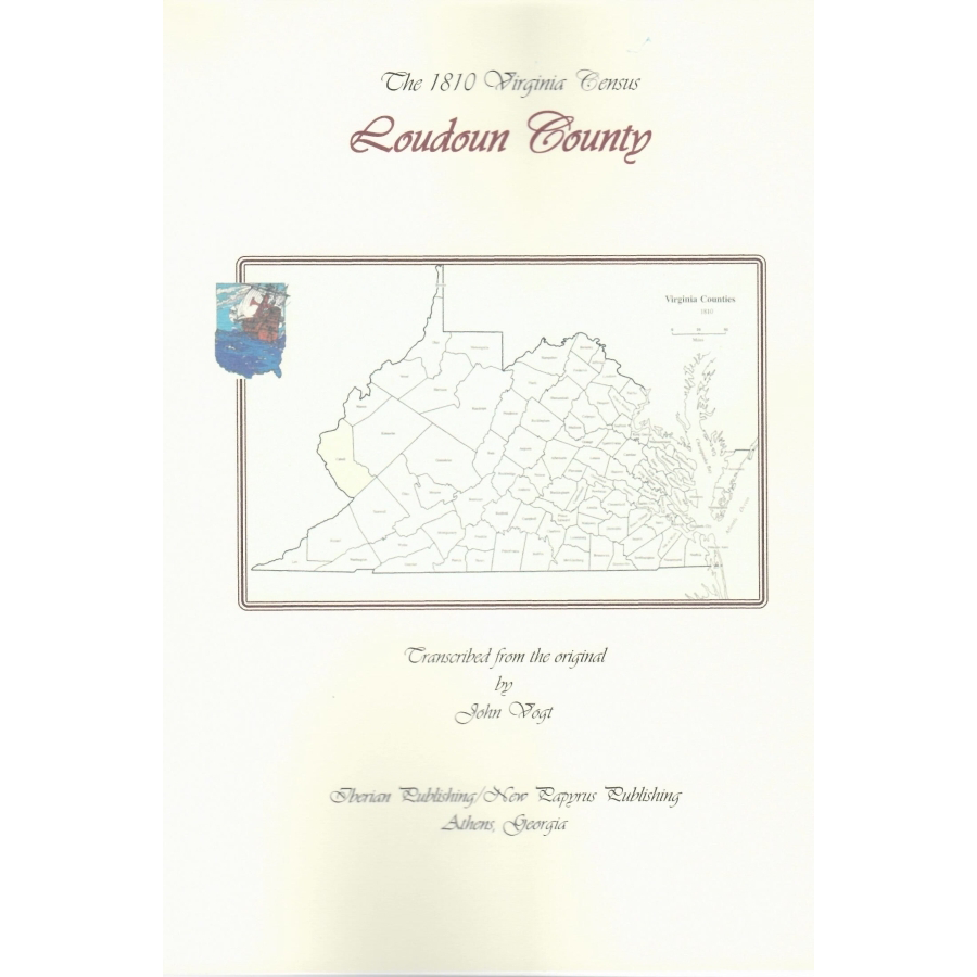 Loudoun County, Virginia 1810 Census