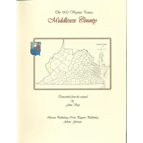 Middlesex County, Virginia 1810 Census
