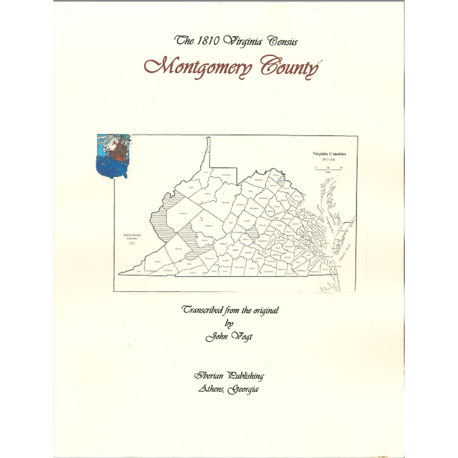 Montgomery County, Virginia 1810 Census