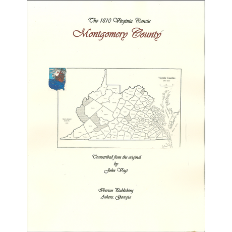 Montgomery County, Virginia 1810 Census