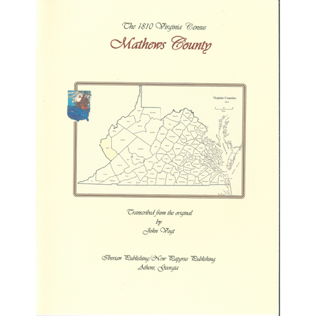 Mathews County, Virginia 1810 Census