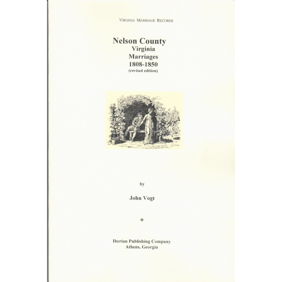 Nelson County, Virginia Marriages 1808-1850