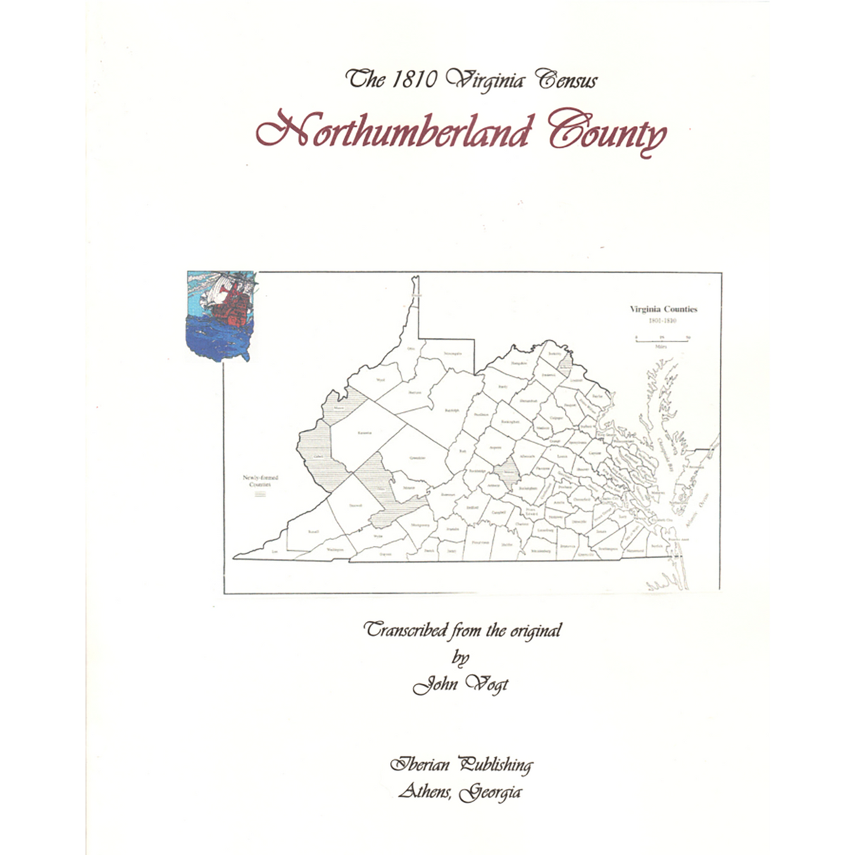Northumberland County, Virginia 1810 Census