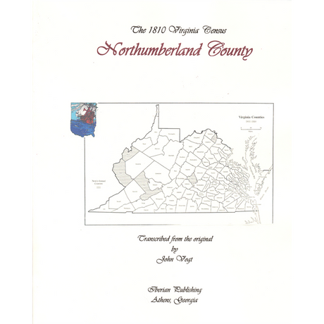 Northumberland County, Virginia 1810 Census
