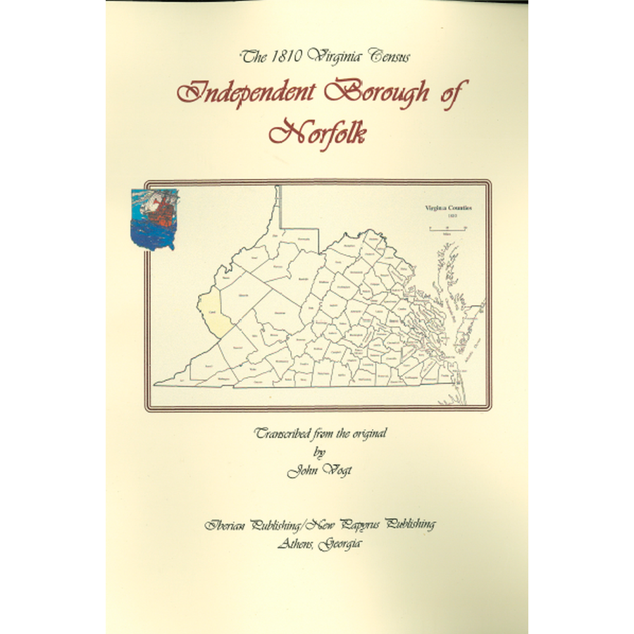 The 1810 Virginia Census: Independent Borough of Norfolk